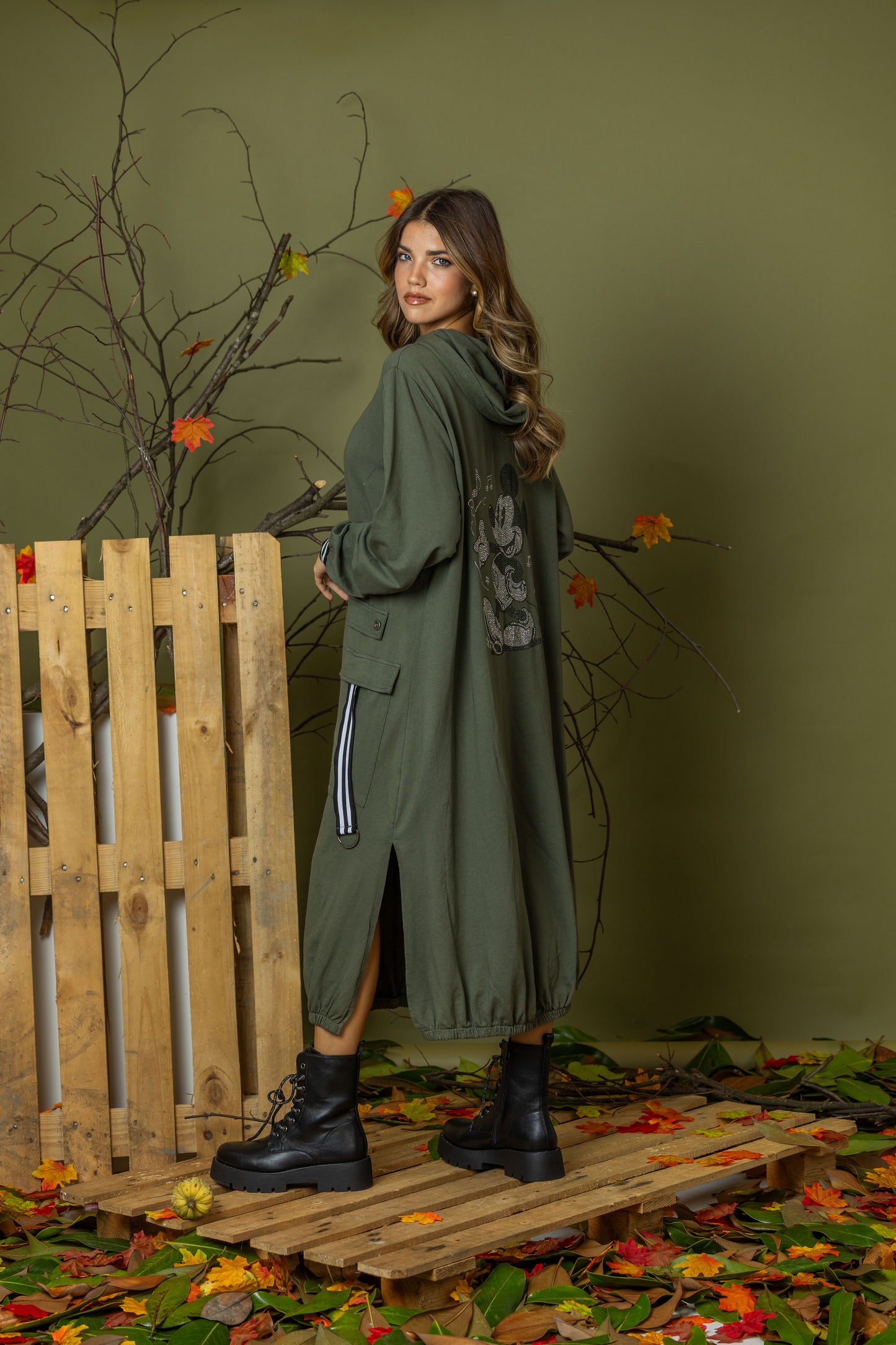 Vestido Casual Mickey Shine