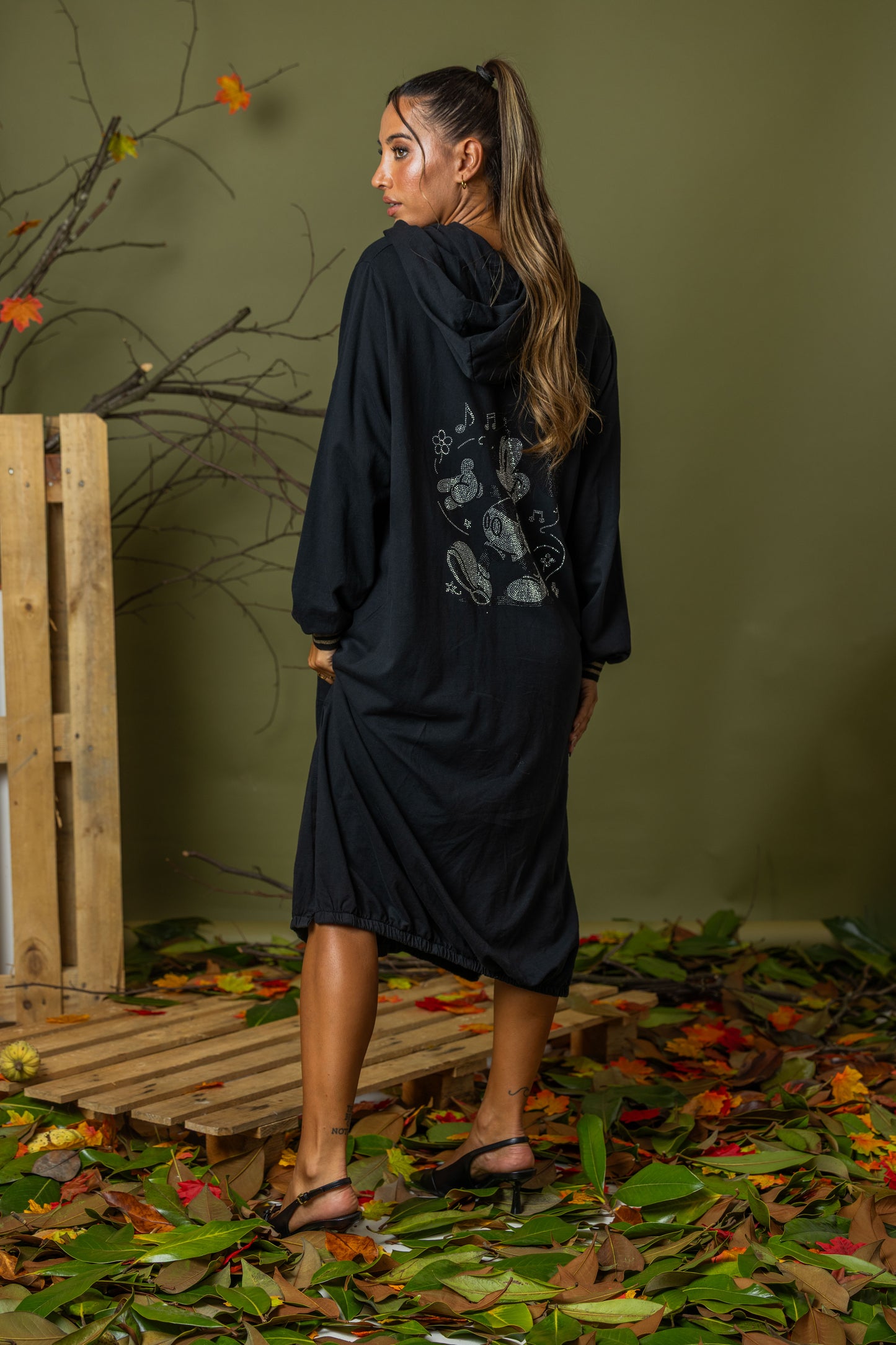 Vestido Casual Mickey Shine