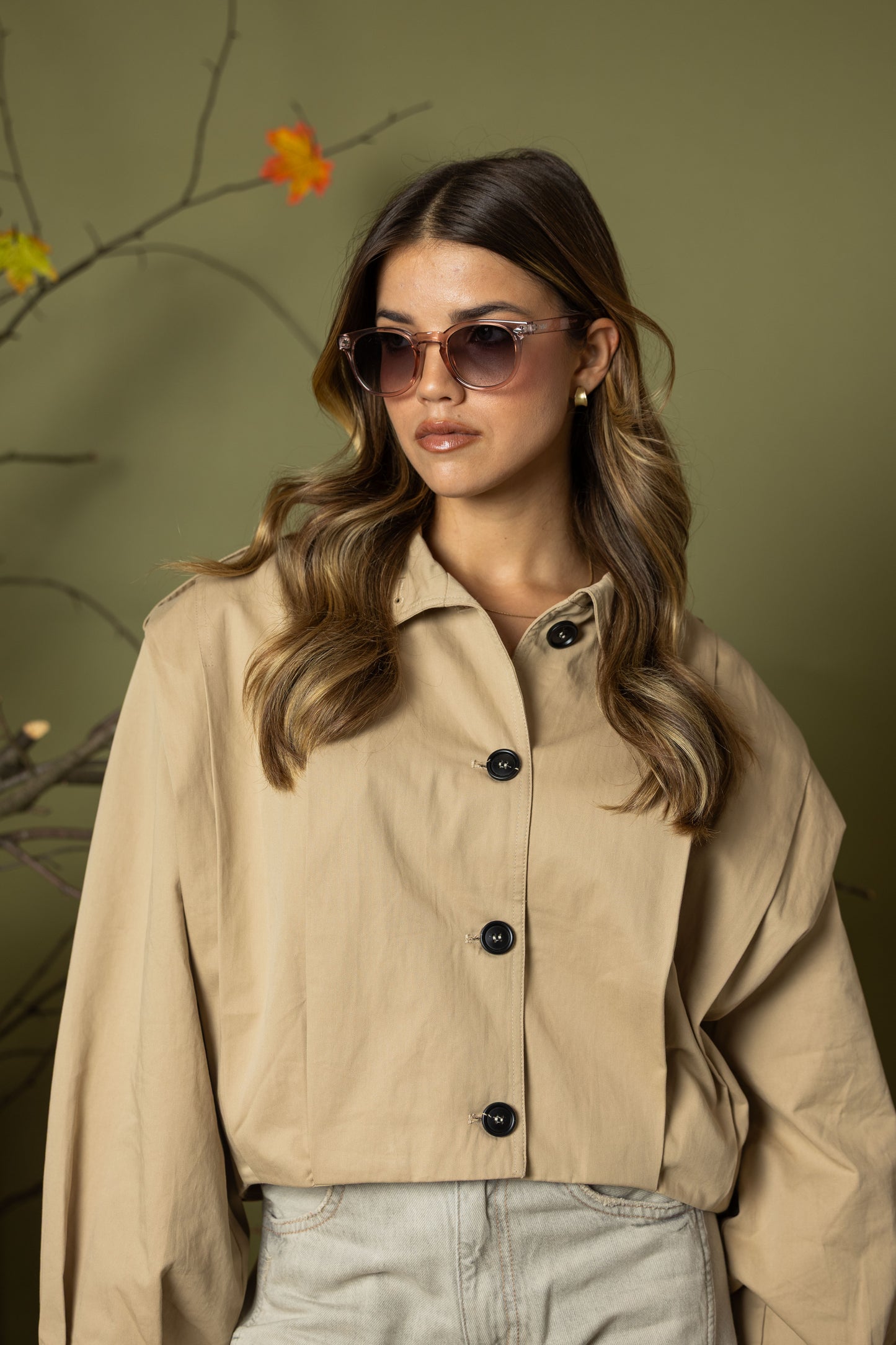 Casaco Trench Courte