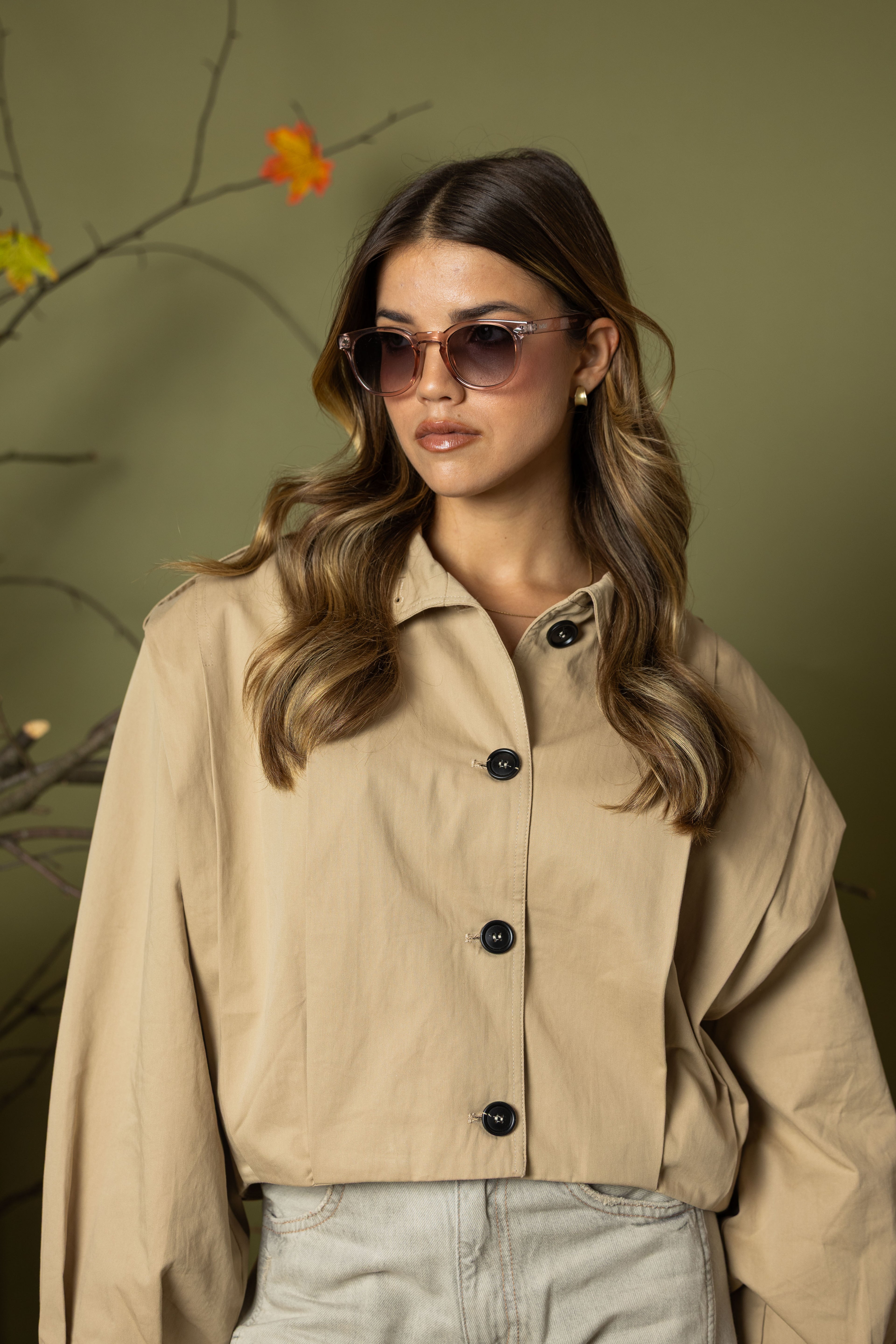Casaco Trench Courte